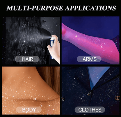 Hair and Body Glitter Color Spray (Pack Of 2)