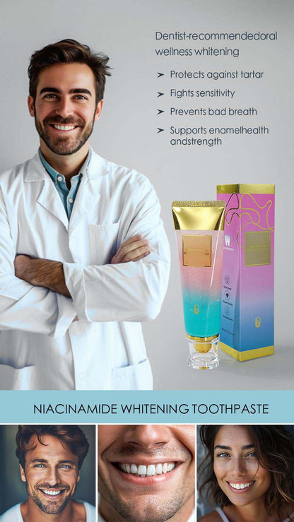 Crystaloxy™️Niacinamide Triple Whitening Toothpaste (Pack Of 2)